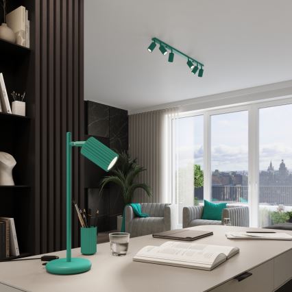 Brilagi - LED-точечный светильник CRESTO 3xGU10/10W/230V бирюзовый