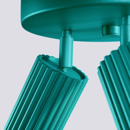 Brilagi - LED точечный светильник CRESTO 3xGU10/10W/230V бирюзовый