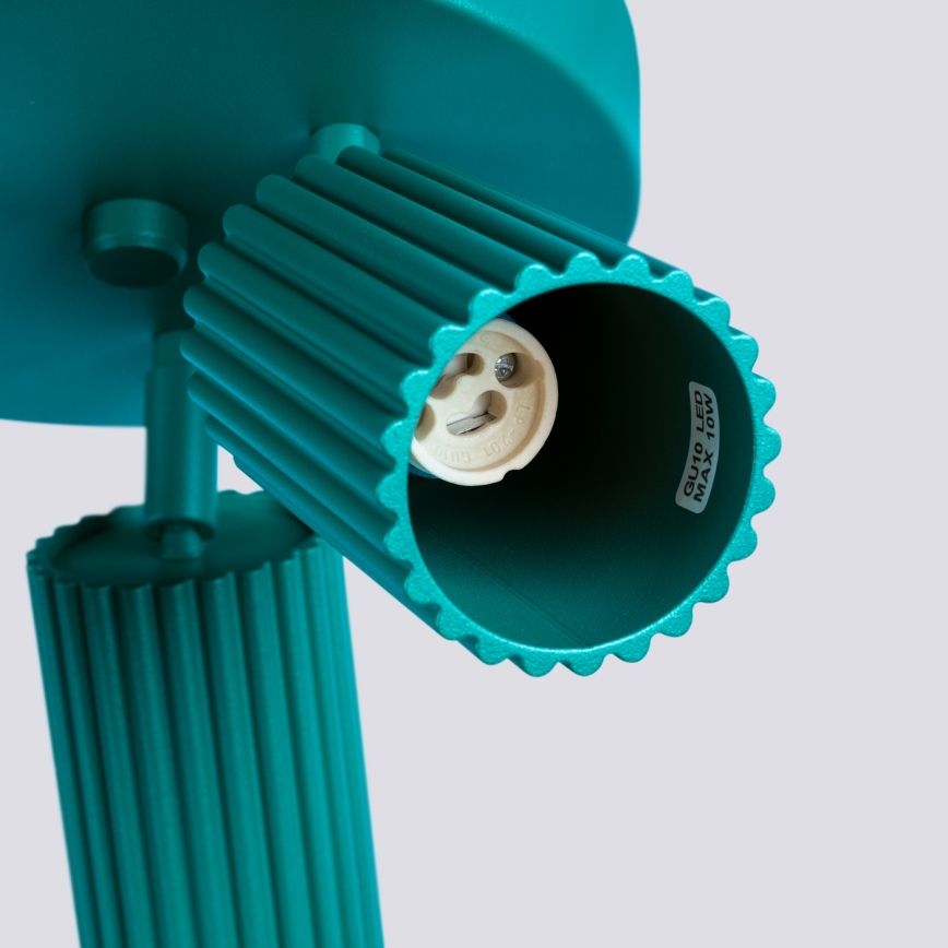 Brilagi - LED точечный светильник CRESTO 3xGU10/10W/230V бирюзовый