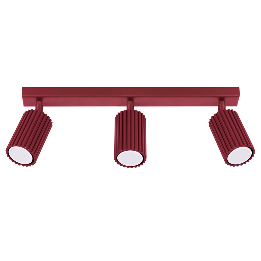 Brilagi - LED-точечный светильник CRESTO 3xGU10/10W/230V бордовый