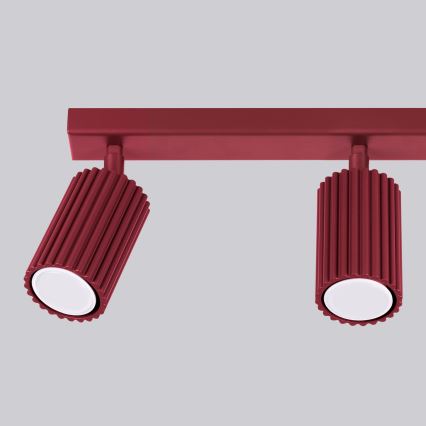 Brilagi - LED-точечный светильник CRESTO 3xGU10/10W/230V бордовый