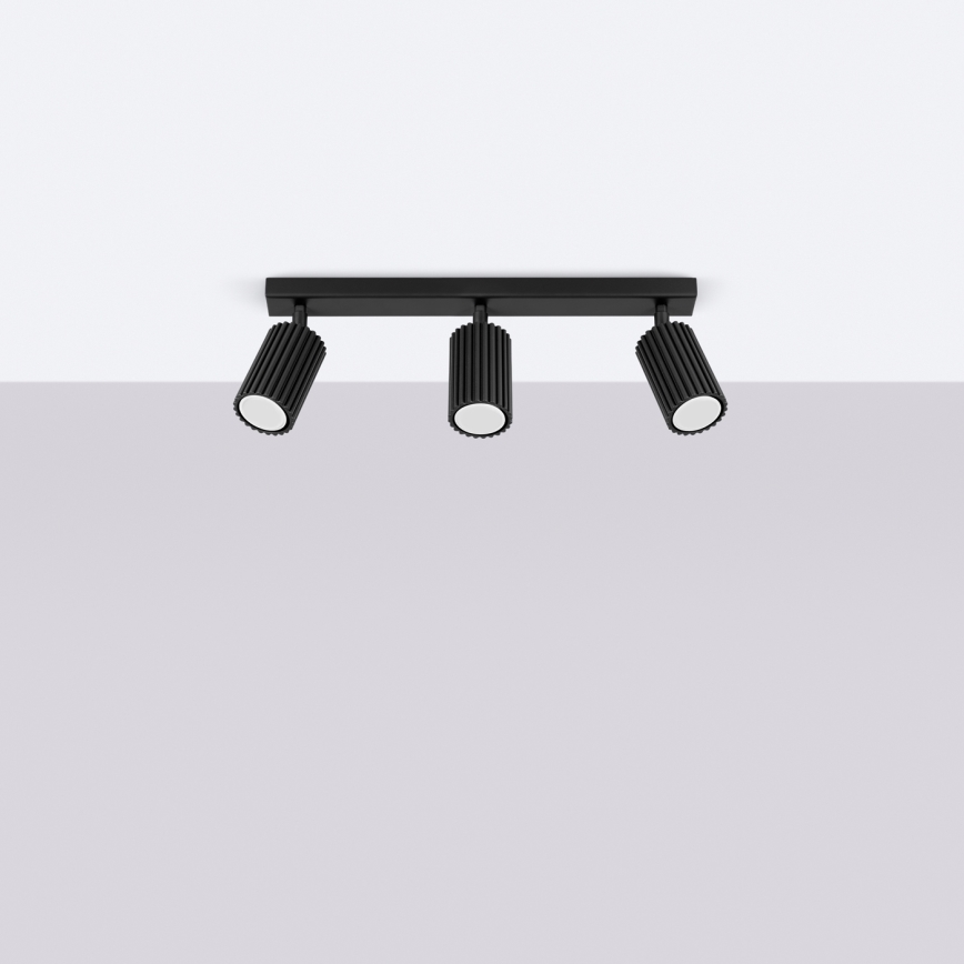 Brilagi - LED точечный светильник CRESTO 3xGU10/10W/230V черный