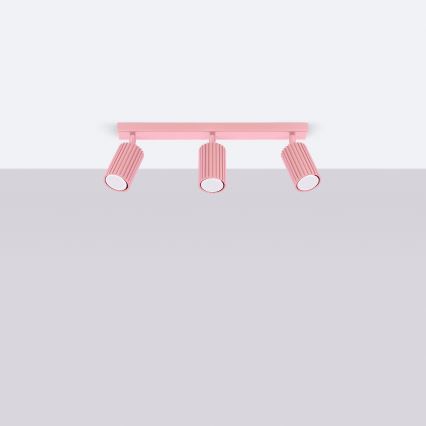 Brilagi - LED точечный светильник CRESTO 3xGU10/10W/230V розовый