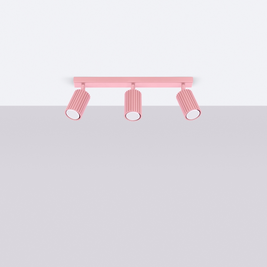 Brilagi - LED точечный светильник CRESTO 3xGU10/10W/230V розовый