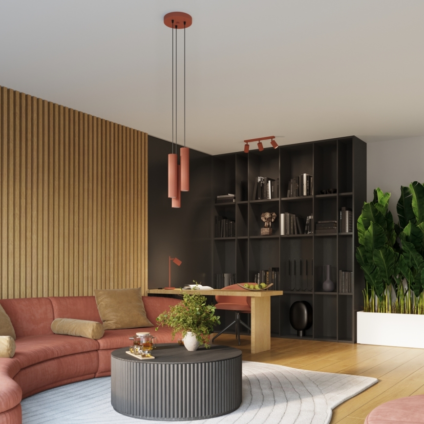 Brilagi - LED точечный светильник CRESTO 3xGU10/10W/230V красный