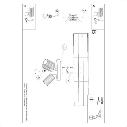 Brilagi - LED-точечный светильник CRESTO 3xGU10/10W/230V красный