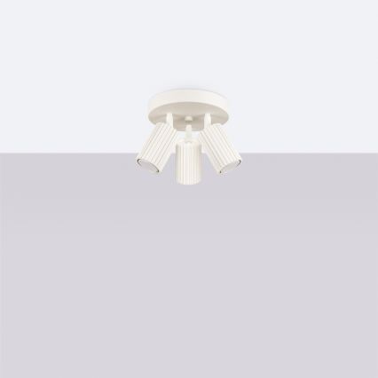 Brilagi - LED точечный светильник CRESTO 3xGU10/10W/230V кремовый