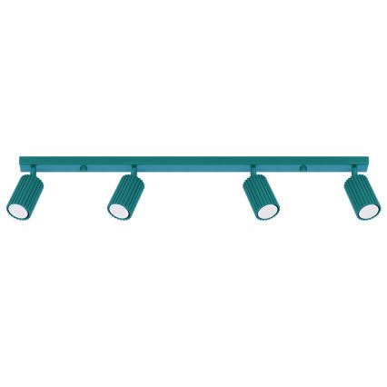 Brilagi - LED точечный светильник CRESTO 4xGU10/10W/230V бирюзовый