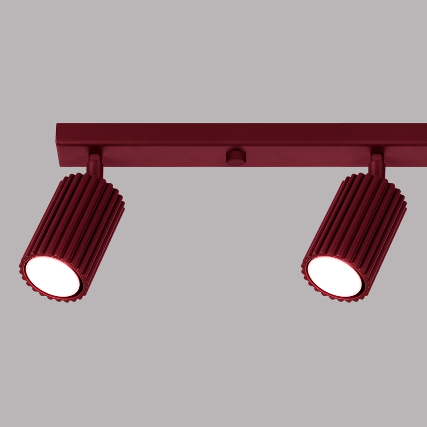 Brilagi - LED точечный светильник CRESTO 4xGU10/10W/230V бордовый