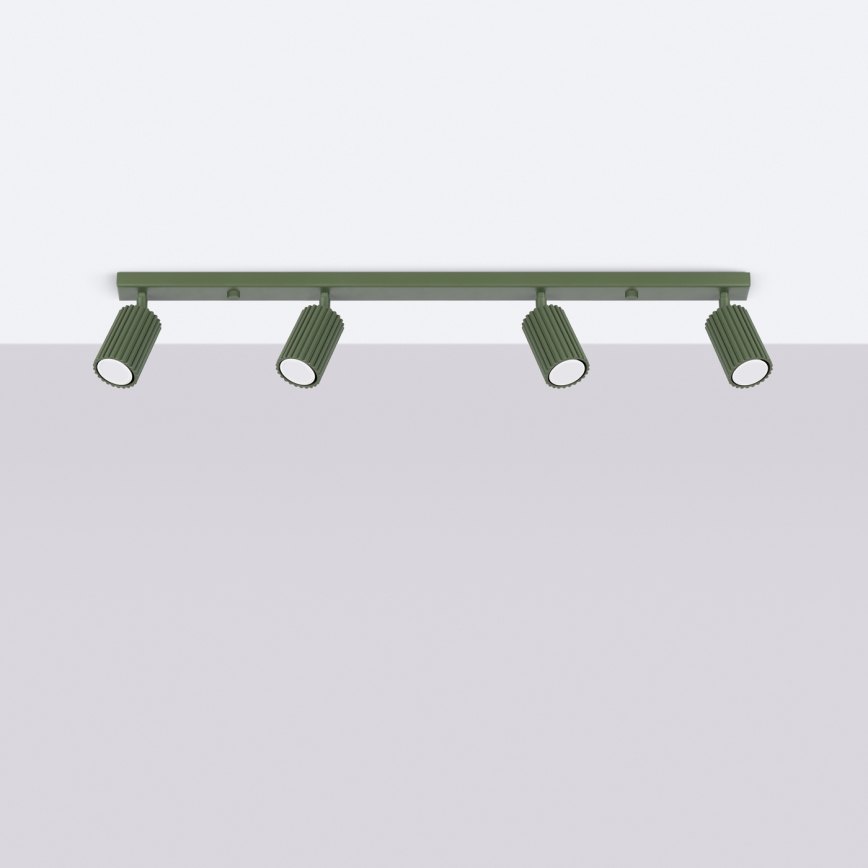 Brilagi - LED точечный светильник CRESTO 4xGU10/10W/230V зелёный