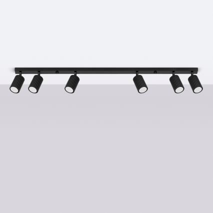 Brilagi - LED точечный светильник CRESTO 6xGU10/10W/230V черный