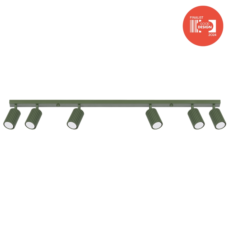 Brilagi - LED точечный светильник CRESTO 6xGU10/10W/230V зелёный