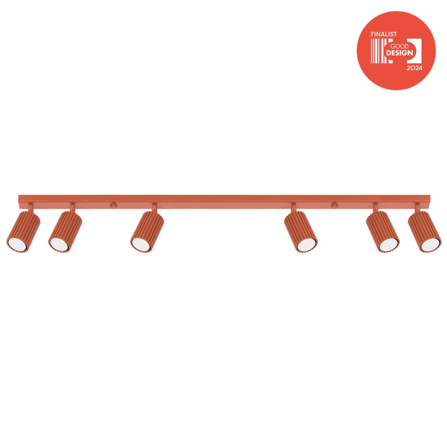 Brilagi - LED точечный светильник CRESTO 6xGU10/10W/230V красный