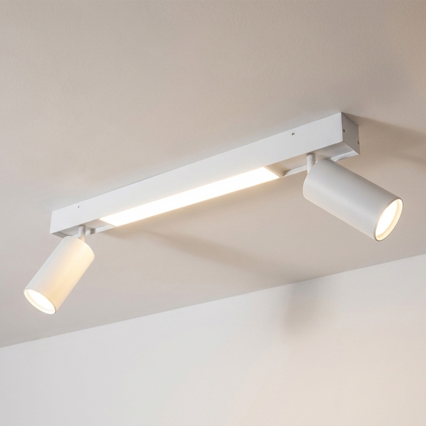 Brilagi - LED точечный светильник SELE 2xGU10/30W/230V + LED/15W белый