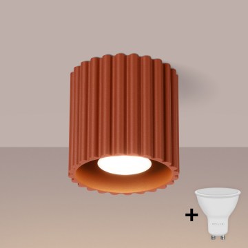 Brilagi - LED точечный светильник SFERA 1xGU10/10W/230V, диам. 10 см, красный