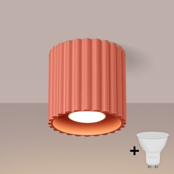 Brilagi - LED точечный светильник SFERA 1xGU10/10W/230V диаметр 10 см розовый