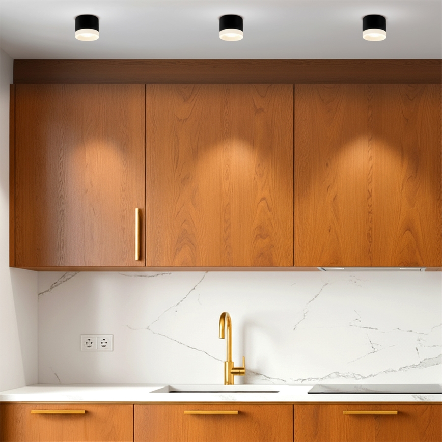 Brilagi - LED точечный светильник SMOOTH 1xGX53/15W/230V черный