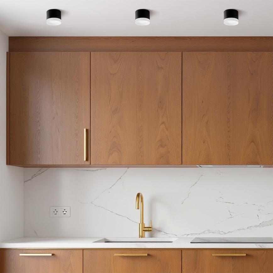 Brilagi - LED точечный светильник SMOOTH 1xGX53/15W/230V черный