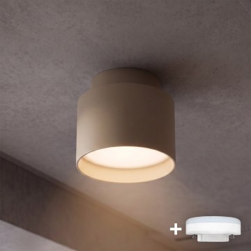 BRILAGI - LED точковий світильник BACKLIT 1xGX53/15W/230V + LED/3W діам. 8 см бежевий