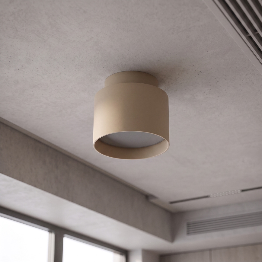 BRILAGI - LED точковий світильник BACKLIT 1xGX53/15W/230V + LED/3W діам. 8 см бежевий