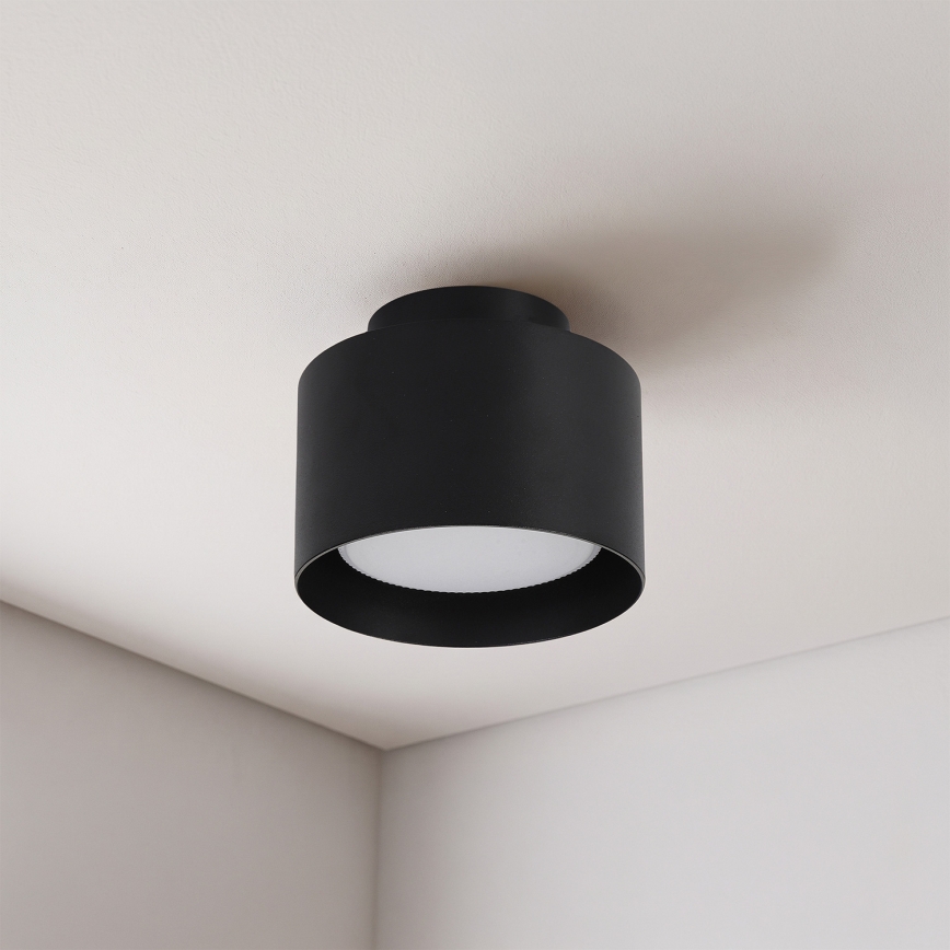 BRILAGI - LED точковий світильник BACKLIT 1xGX53/15W/230V + LED/3W діаметр 10 см чорний
