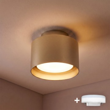 BRILAGI - LED точковий світильник BACKLIT 1xGX53/15W/230V + LED/3W, діаметр 10 см, золотистий