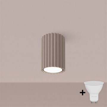 Brilagi - LED точковий світильник CRESTO 1xGU10/10W/230V 10 см тауп