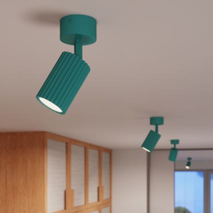 Brilagi - LED точковий світильник CRESTO 1xGU10/10W/230V бірюзовий