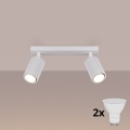 Brilagi - LED точковий світильник CRESTO 2xGU10/10W/230V білий