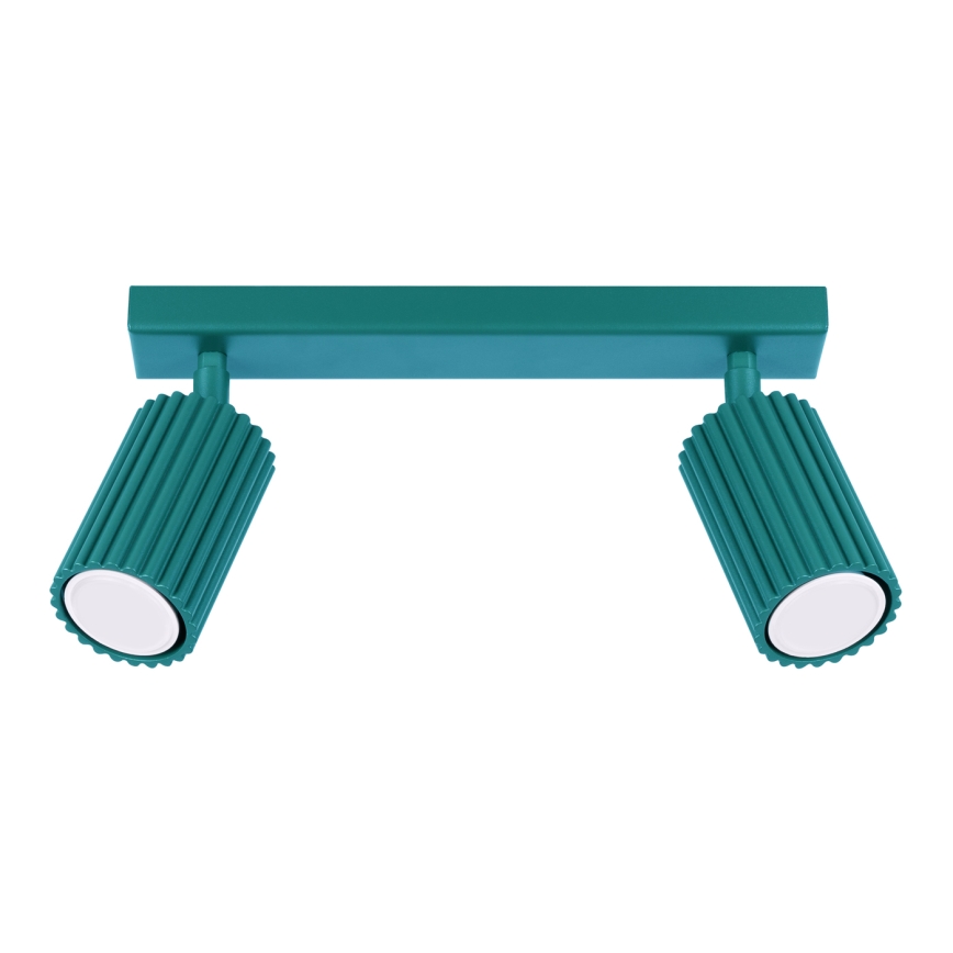 Brilagi - LED точковий світильник CRESTO 2xGU10/10W/230V бірюзовий