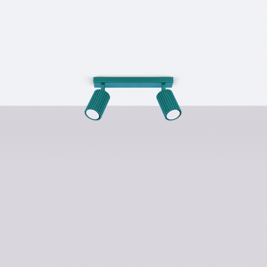 Brilagi - LED точковий світильник CRESTO 2xGU10/10W/230V бірюзовий