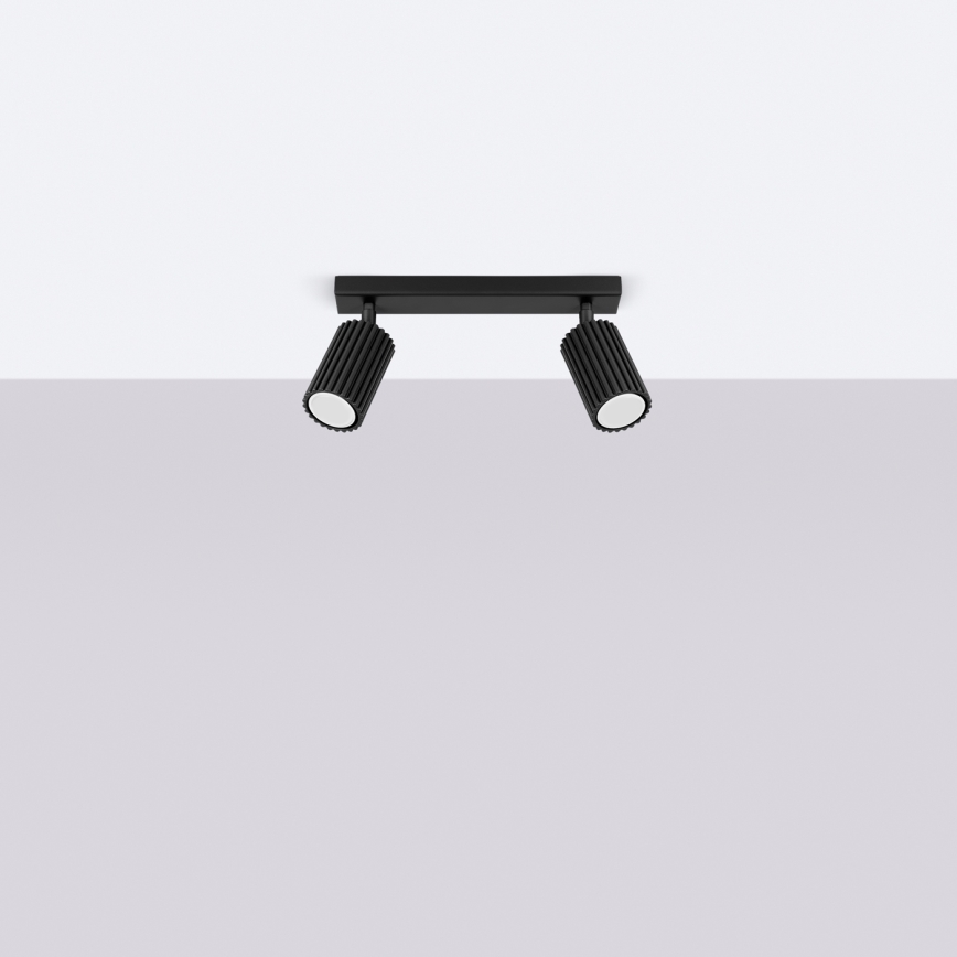 Brilagi - LED точковий світильник CRESTO 2xGU10/10W/230V чорний