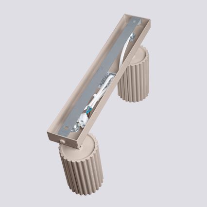 Brilagi - LED точковий світильник CRESTO 2xGU10/10W/230V тауп