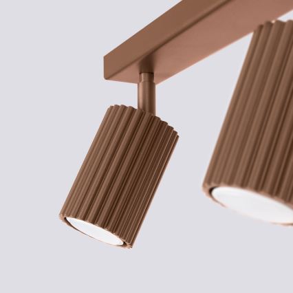 Brilagi - LED точковий світильник CRESTO 2xGU10/10W/230V коричневий