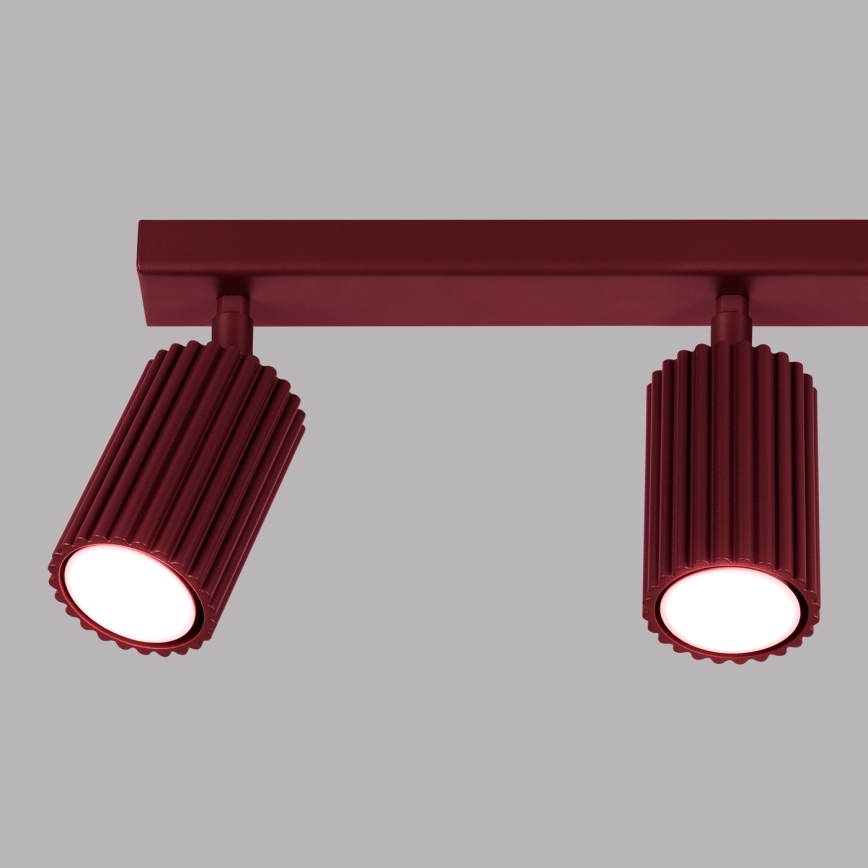 Brilagi - LED точковий світильник CRESTO 3xGU10/10W/230V бордовий