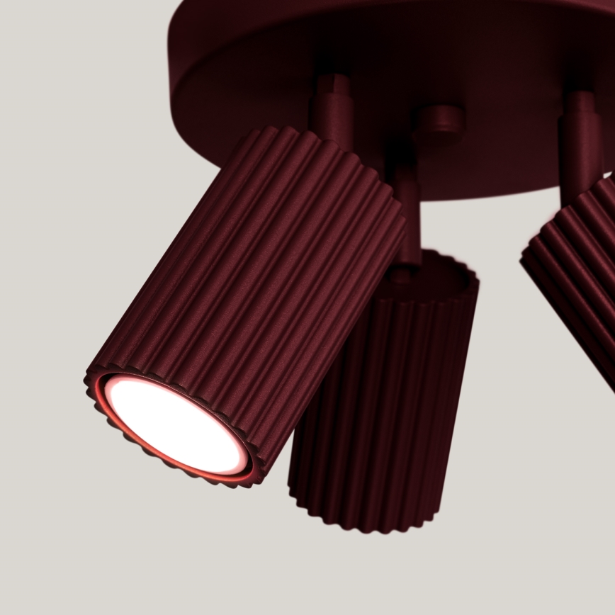 Brilagi - LED точковий світильник CRESTO 3xGU10/10W/230V бордовий