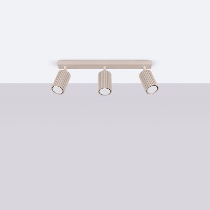 Brilagi - LED точковий світильник CRESTO 3xGU10/10W/230V тауп