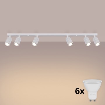 Brilagi - LED точковий світильник CRESTO 6xGU10/10W/230V білий