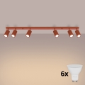 BRILAGI - LED точковий світильник CRESTO 6xGU10/10W/230V помаранчевий