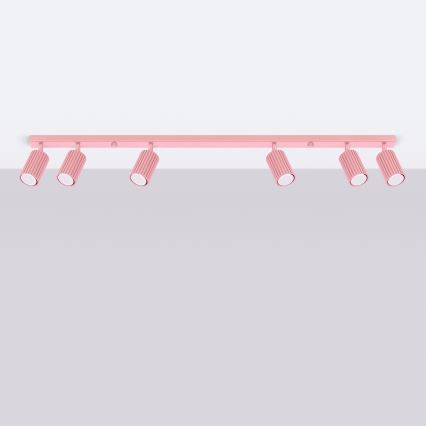 Brilagi - LED точковий світильник CRESTO 6xGU10/10W/230V рожевий