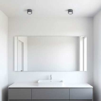 BRILAGI - LED Точковий світильник для ванної кімнати SMOOTH 1xGX53/15W/230V 60x82 mm антрацит IP54