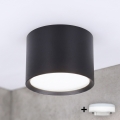 BRILAGI - LED точковий світильник для ванної кімнати SMOOTH 1xGX53/15W/230V 60x82 mm чорний IP54