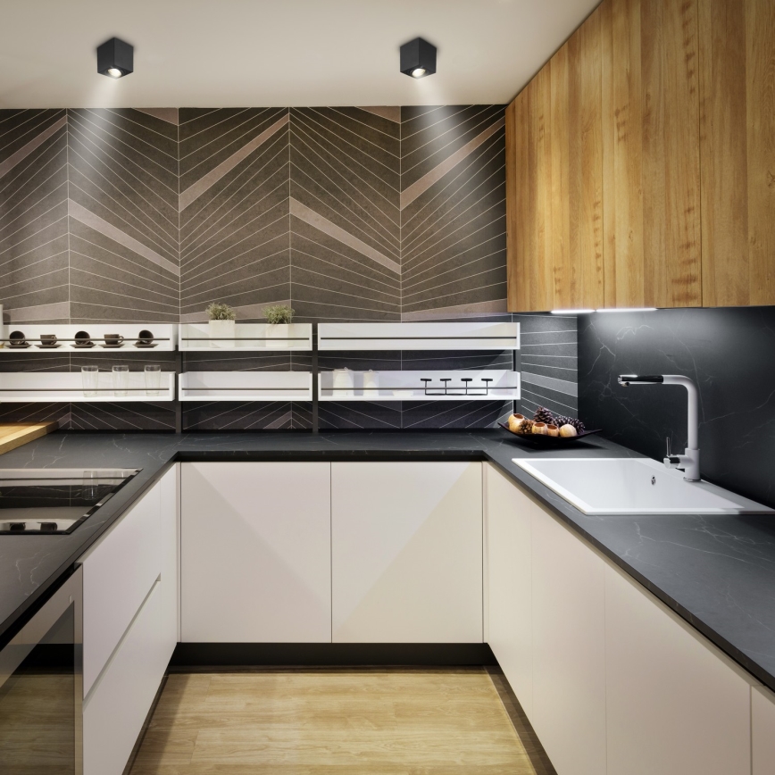 Brilagi - LED Точковий світильник MIA 1xGU10/30W/230V 84x80 мм чорний