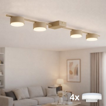 Brilagi - LED точковий світильник MONO 4xGX53/12W/230V бежевий
