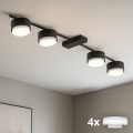 Brilagi - LED точковий світильник MONO 4xGX53/12W/230V чорний