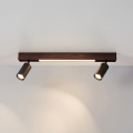 BRILAGI - LED точковий світильник SELE 2xGU10/30W/230V + LED/15W чорний/декор дуба