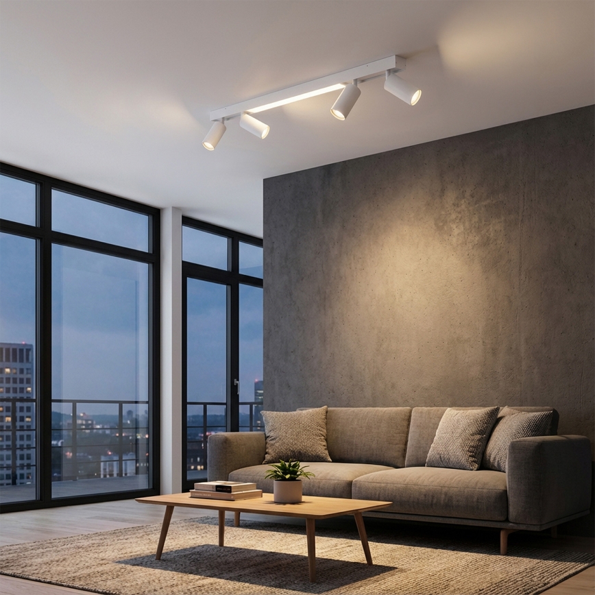 Brilagi - LED точковий світильник SELE 4xGU10/30W/230V + LED/25W білий