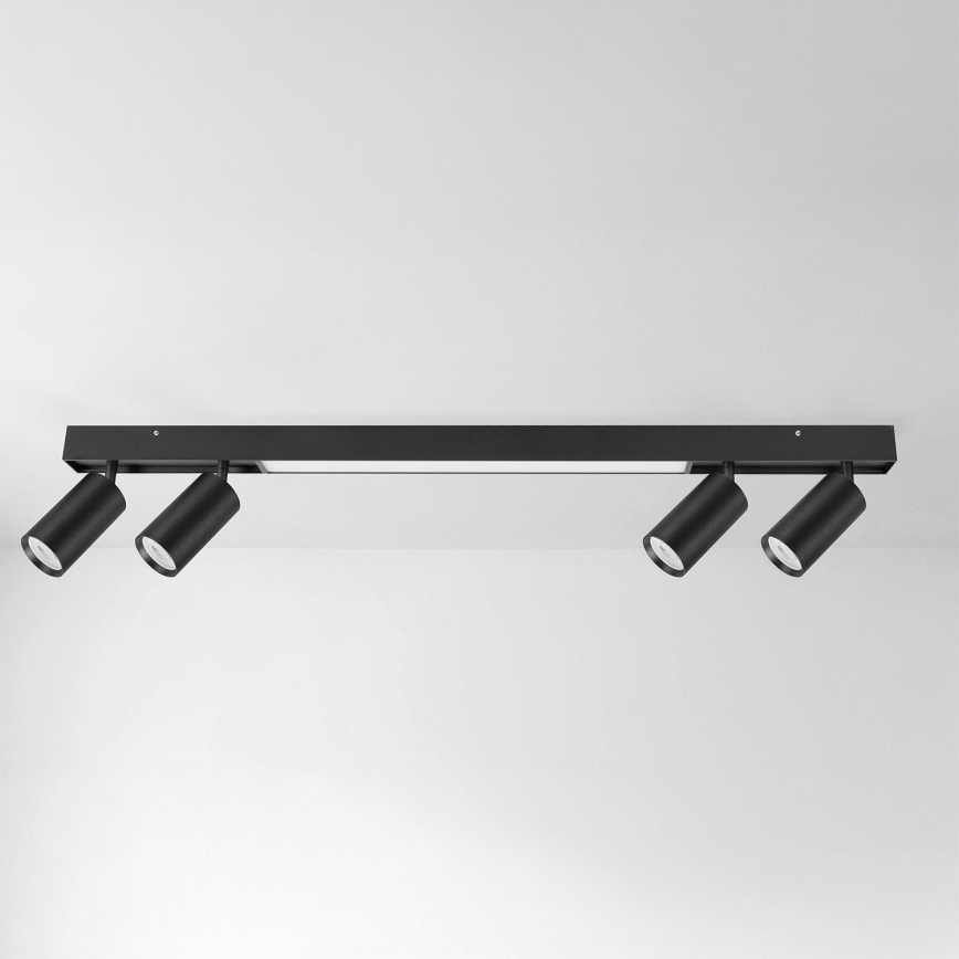 Brilagi - LED точковий світильник SELE 4xGU10/30W/230V + LED/25W чорний
