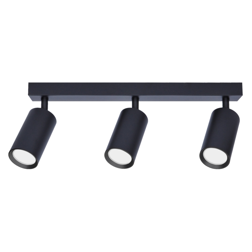 Brilagi - LED RGBW точковий світильник SELE з регулюванням яскравості 3xGU10/4,8W/230V 3000K чорний + пульт дистанційного керування