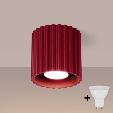 Brilagi - LED точковий світильник SFERA 1xGU10/10W/230V, діам. 10 см, бордовий